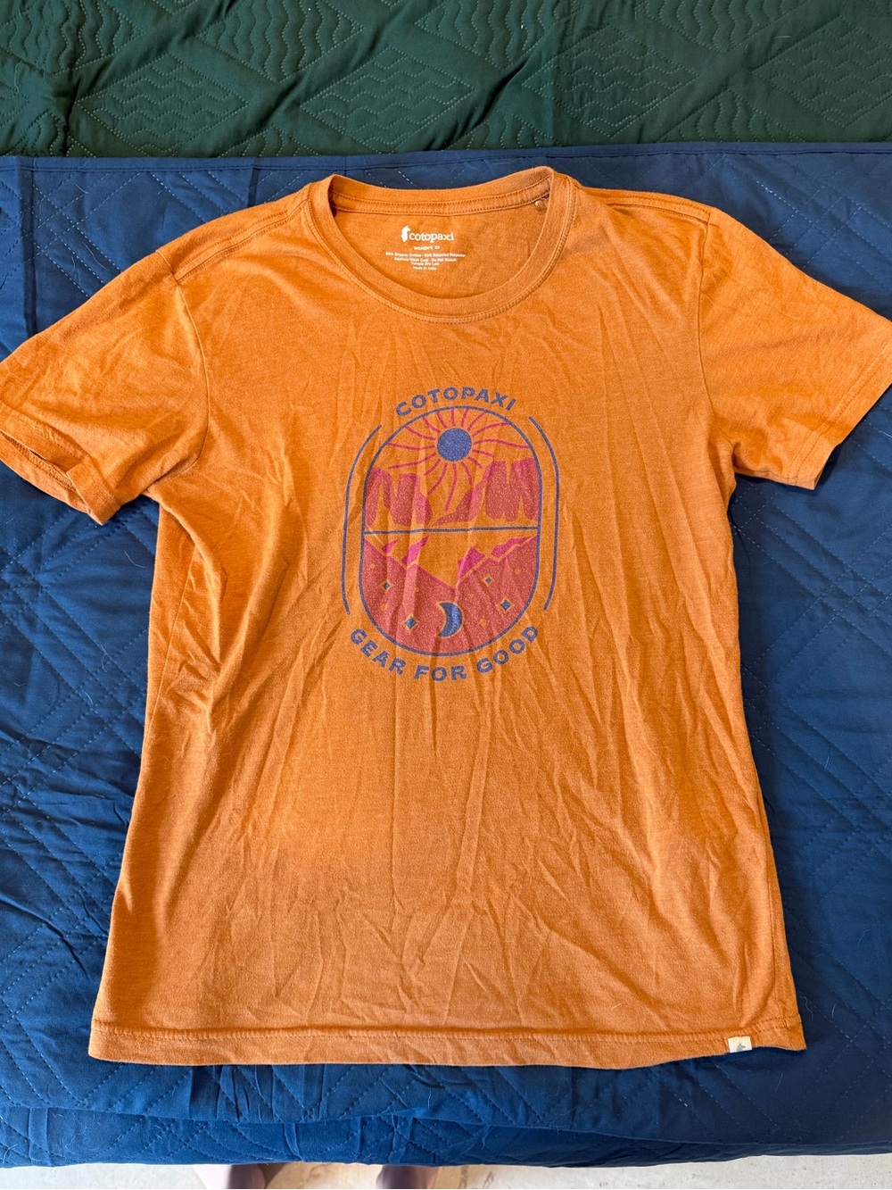 cotopaxi Orange Graphic Mountain Tee